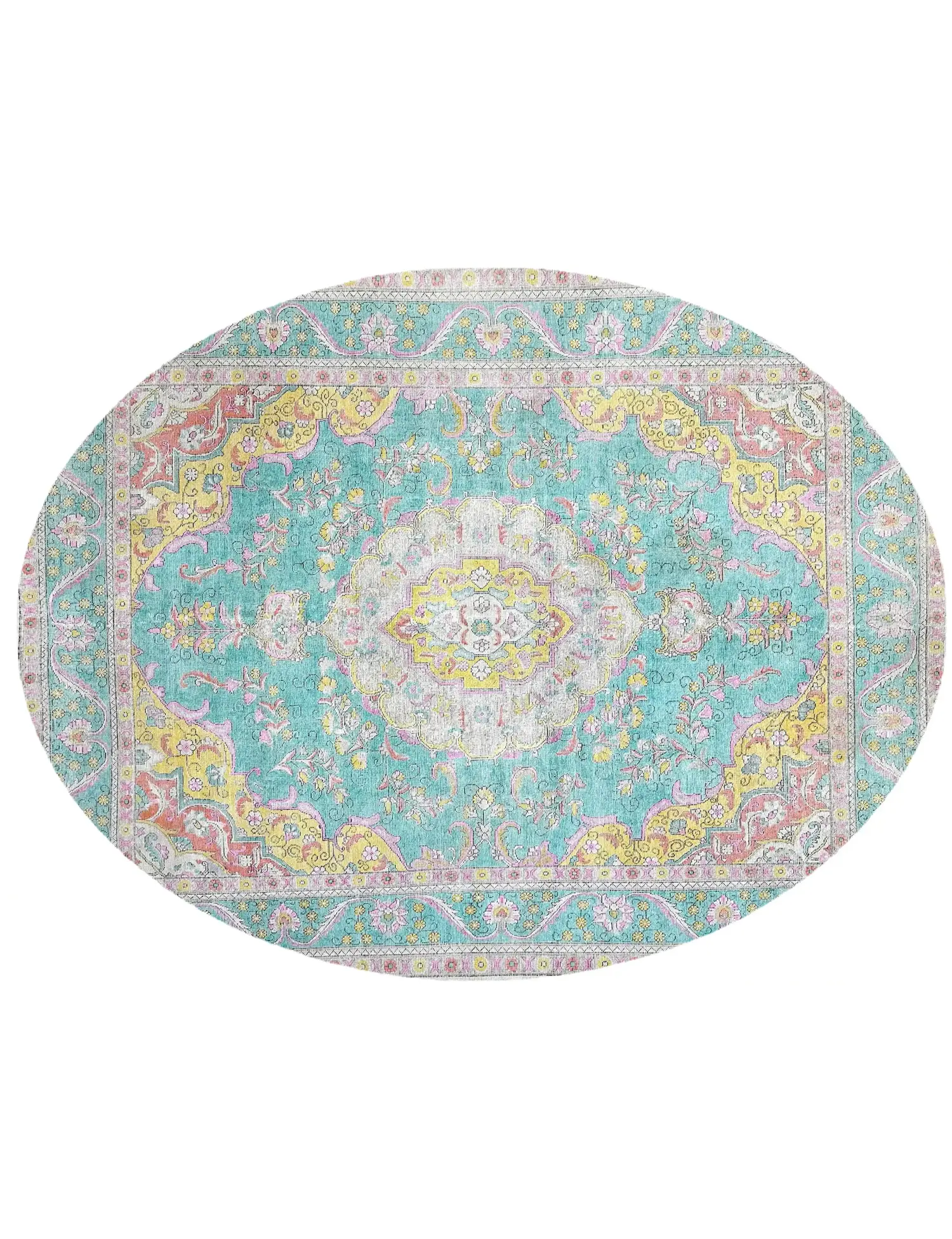 Mehrfarbig Persien Persischer Vintage Teppich 385 x 290 cm - Einzigartiger handgefertigter Teppich