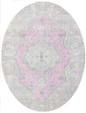Grå Persien Persisk Vintagetæppe 283 x 196 cm
