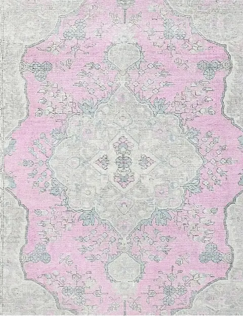 Grå Persia Persisk vintage teppe 283 x 196 cm - view 3