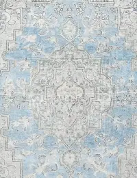 Blau Persien Persischer Vintage Teppich 306 x 199 cm - view 3