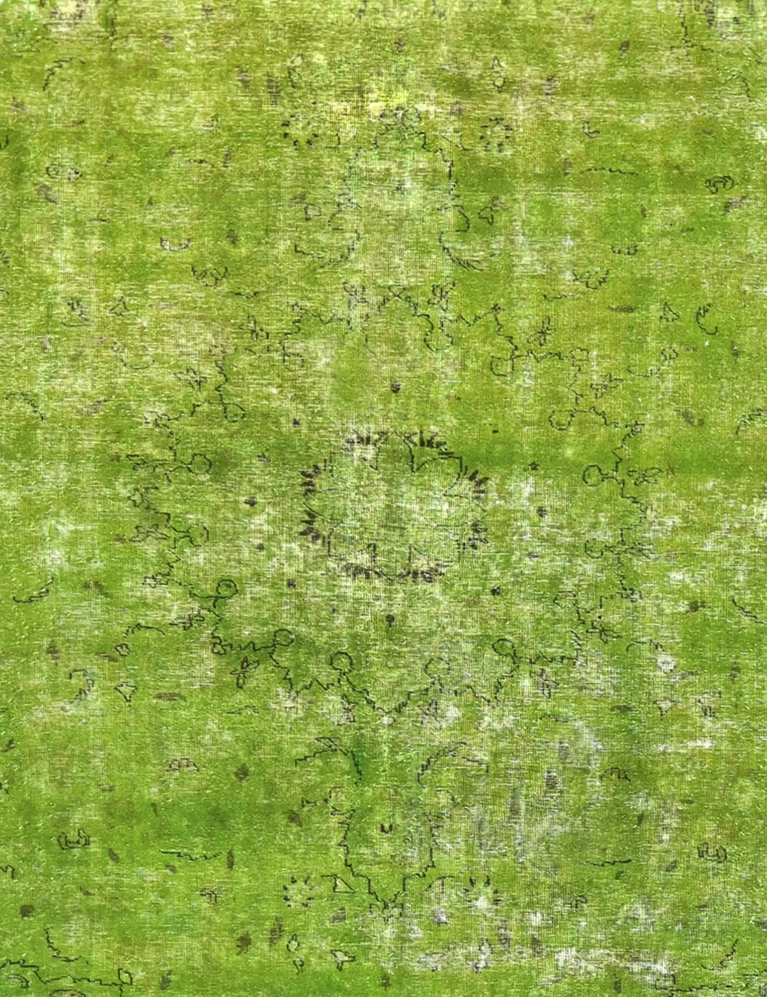 Grün Persien Persischer Vintage Teppich 310 x 220 cm - Einzigartiger handgefertigter Teppich