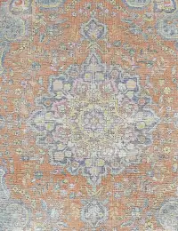Grå Persien Persisk Vintagetæppe 290 x 199 cm - view 3