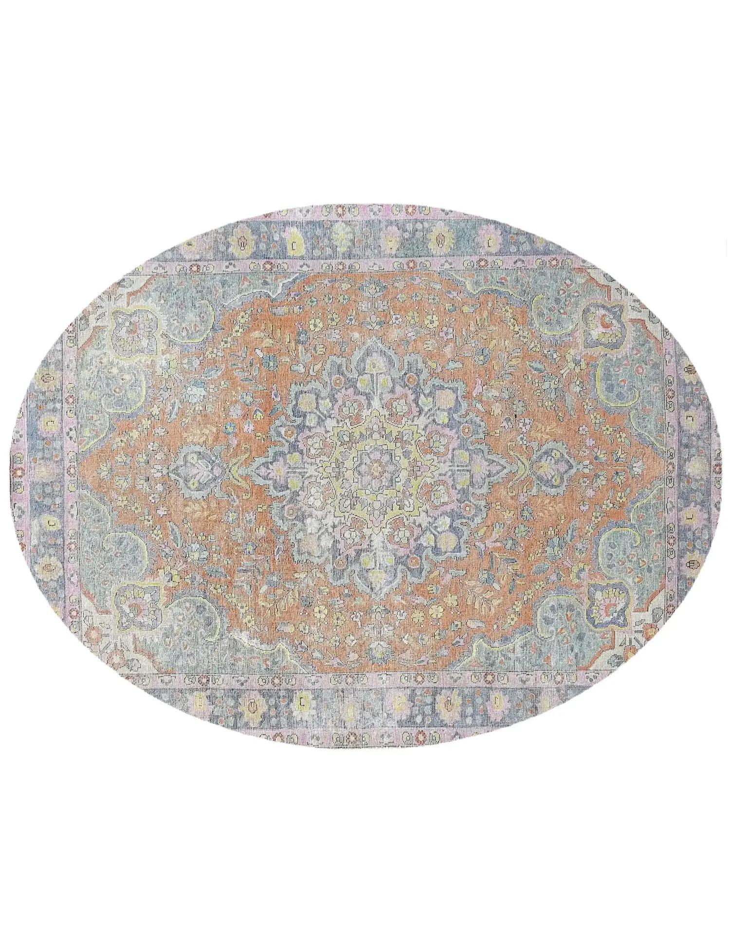 Grå Persien Persisk Vintagetæppe 290 x 199 cm - Unikt håndlavet tæppe
