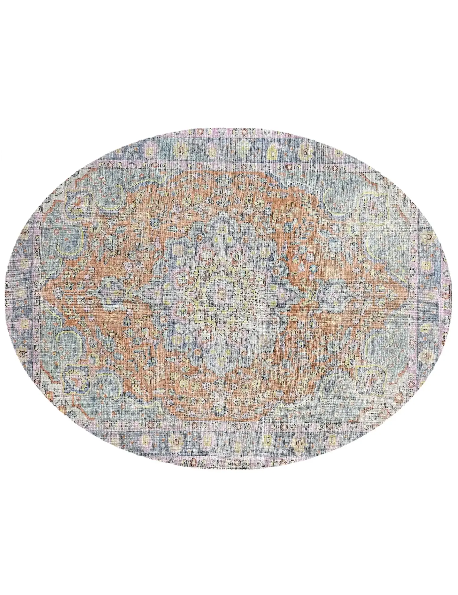 Grå Persien Persisk Vintagetæppe 290 x 199 cm - Unikt håndlavet tæppe