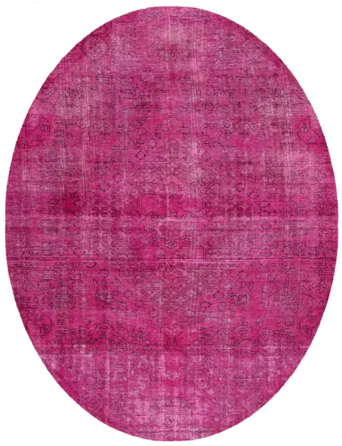 Lila Persien Persischer Vintage Teppich 313 x 210 cm