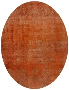 Oransje Persia Persisk vintage teppe 290 x 210 cm