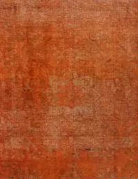 Orange Persien Persischer Vintage Teppich 290 x 210 cm - view 3