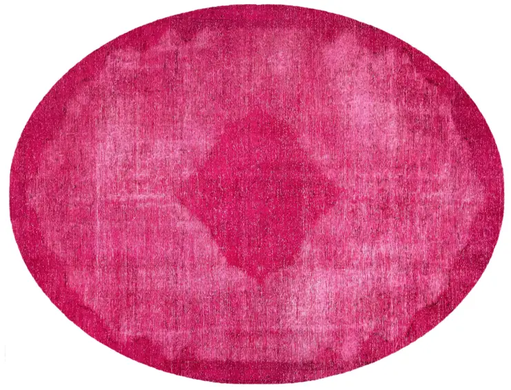 Rosa Persien Persischer Vintage Teppich 350 x 214 cm