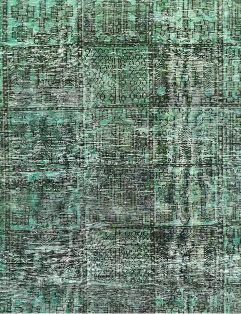 Turquesa Persia Alfombra persa vintage 256 x 154 cm - view 3