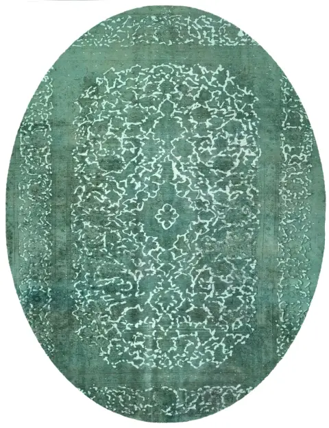 Grön Persien Persisk vintage matta 310 x 200 cm