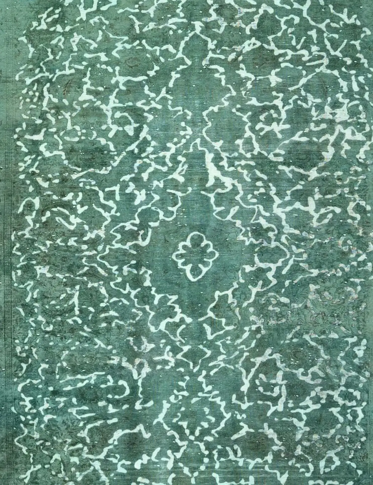 Green Persia Persian Vintage Carpet 310 x 200 cm - Unique Handmade Carpet