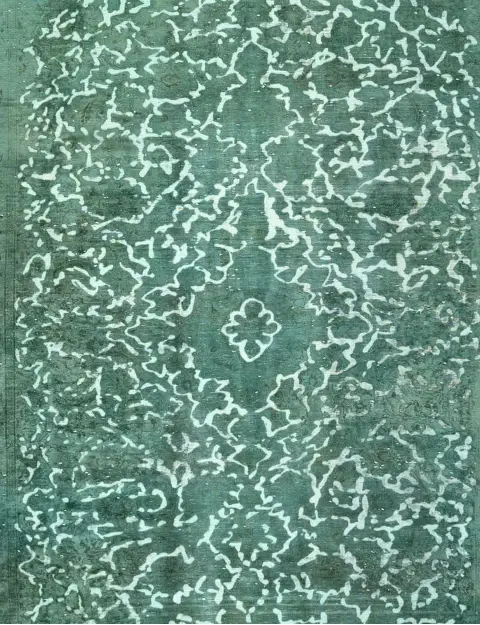 Grön Persien Persisk vintage matta 310 x 200 cm - view 3