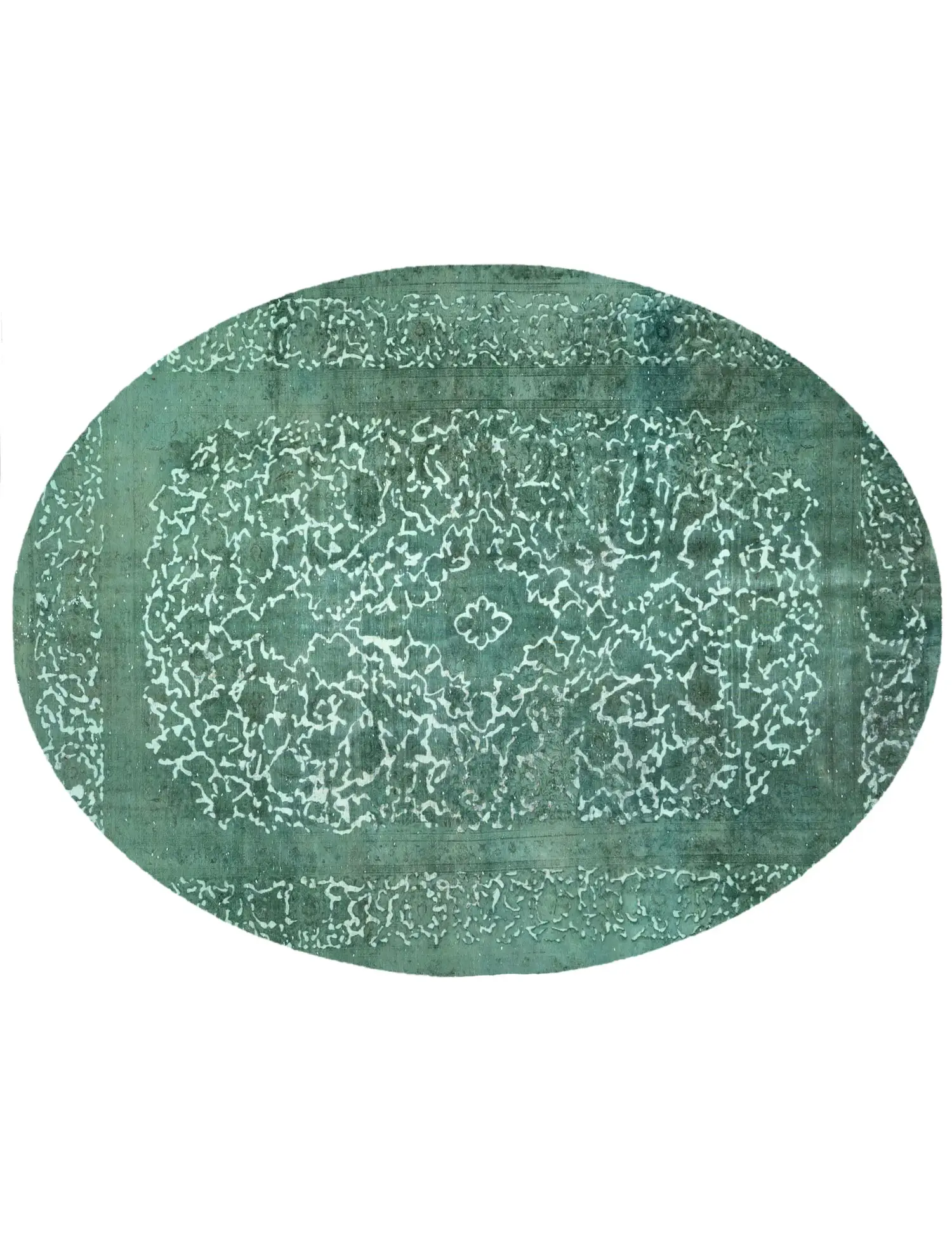 Green Persia Persian Vintage Carpet 310 x 200 cm - Unique Handmade Carpet