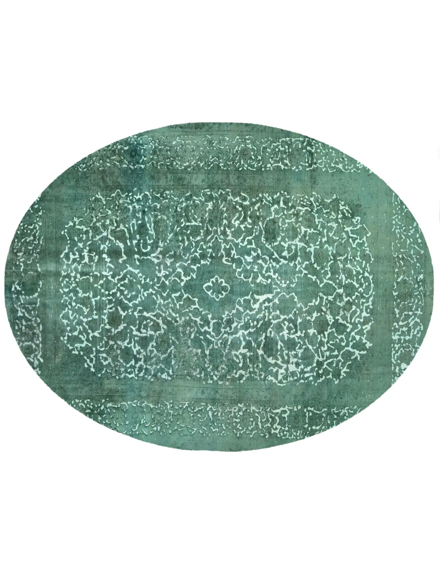 Green Persia Persian Vintage Carpet 310 x 200 cm - Unique Handmade Carpet