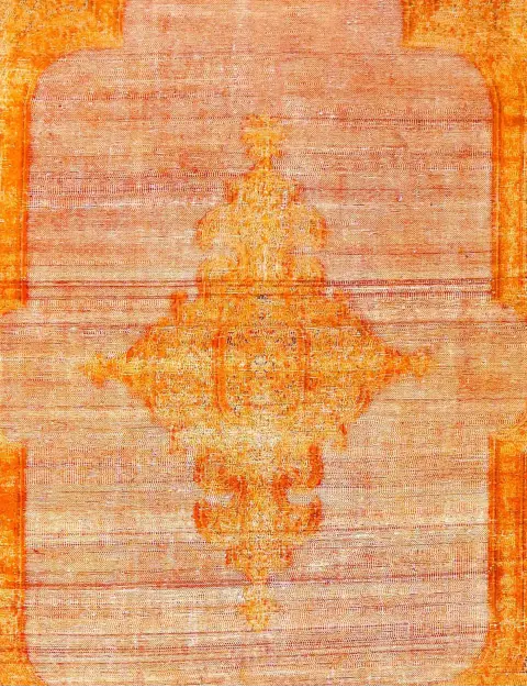 Orange Persan Tapis Persan vintage 396 x 290 cm - view 3