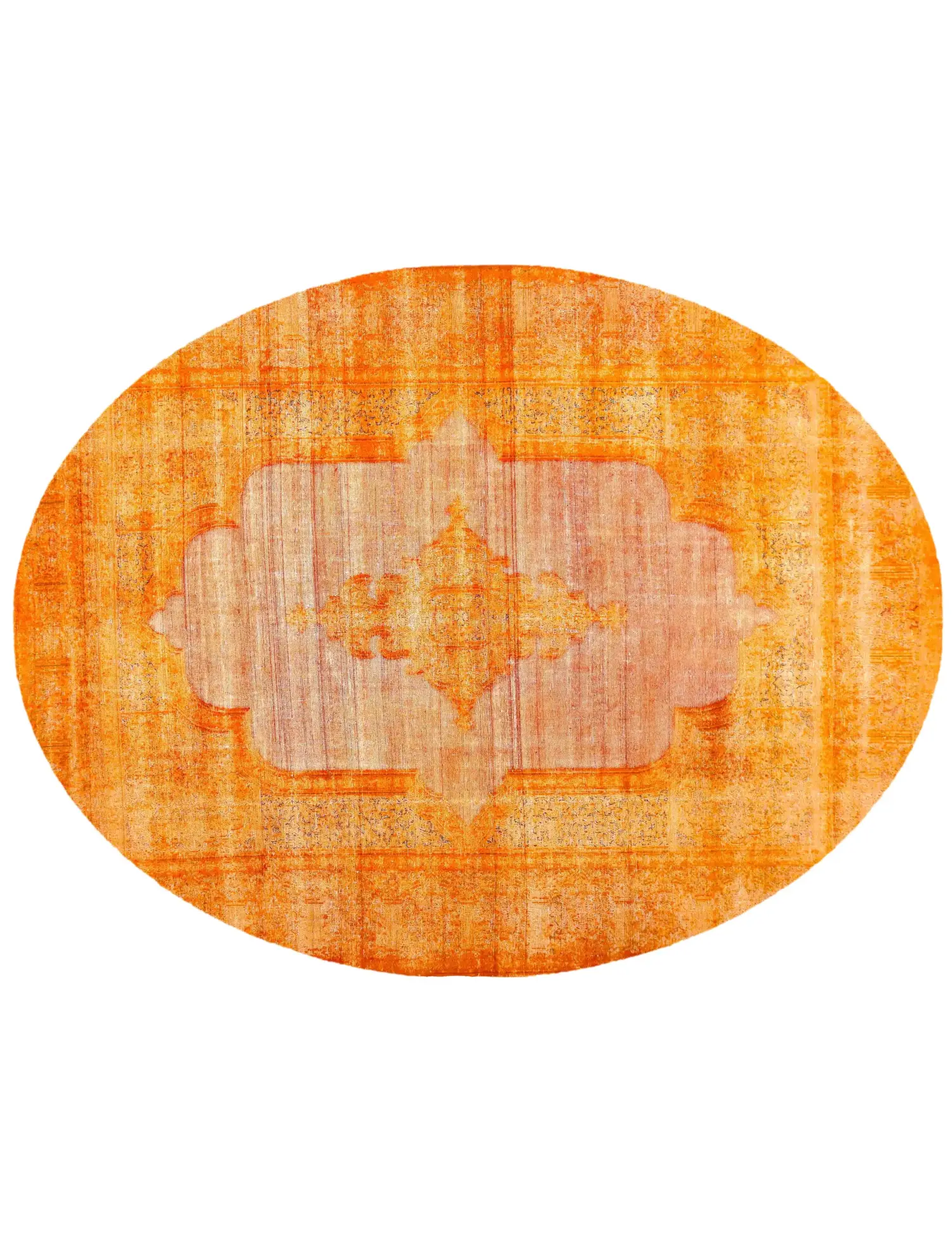 Orange Persien Persischer Vintage Teppich 396 x 290 cm - Einzigartiger handgefertigter Teppich