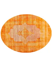 Orange Persien Persischer Vintage Teppich 396 x 290 cm - view 1