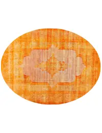 Orange Persien Persischer Vintage Teppich 396 x 290 cm - view 2
