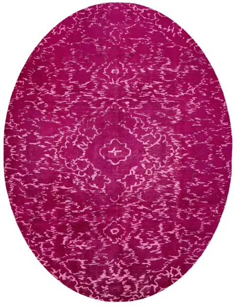 Lila Persien Persischer Vintage Teppich 300 x 188 cm