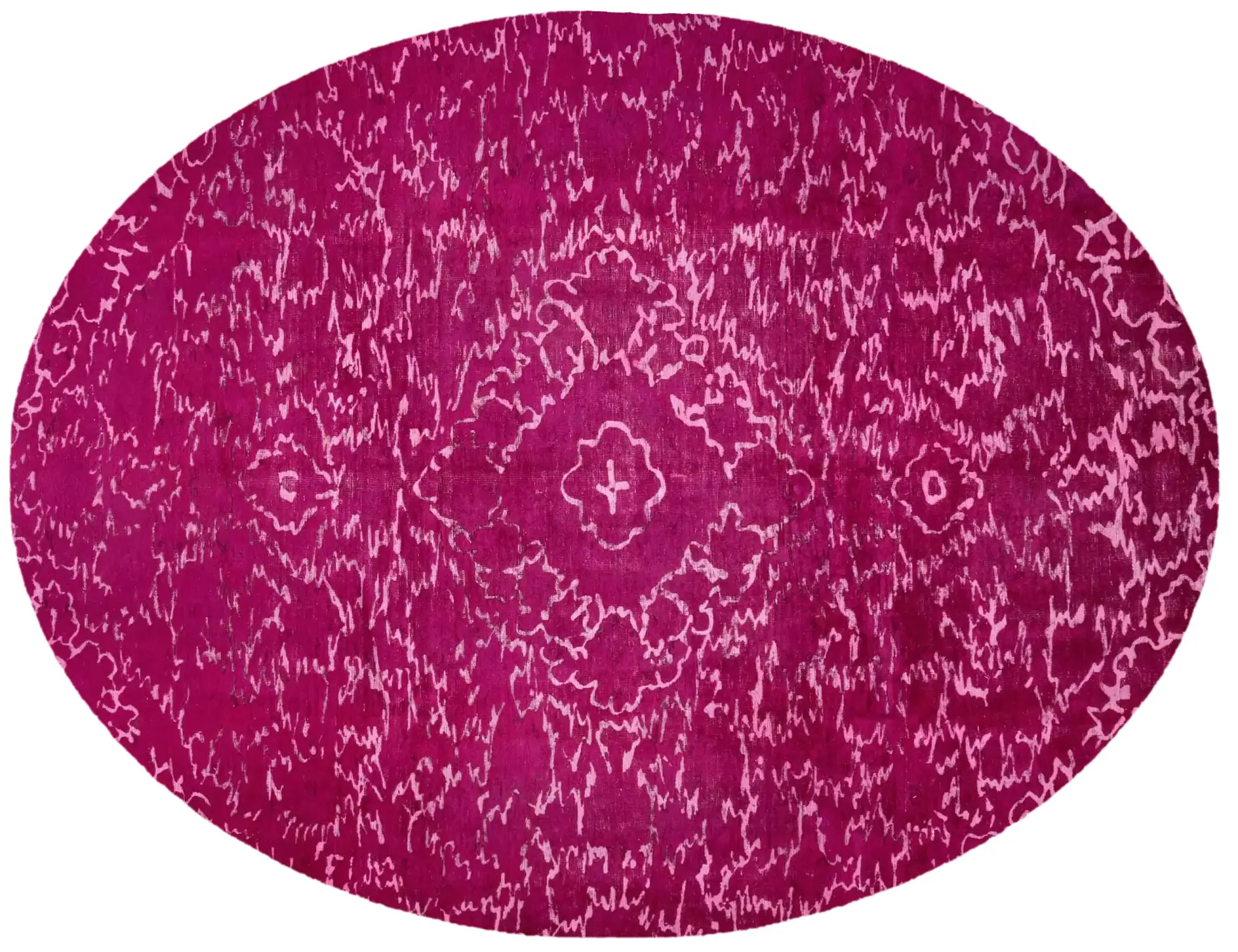 Lila Persien Persischer Vintage Teppich 300 x 188 cm - Einzigartiger handgefertigter Teppich