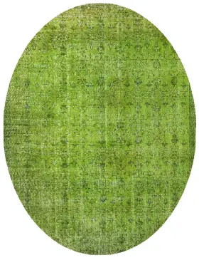 Grün Türkei Vintage Teppich 280 x 180 cm