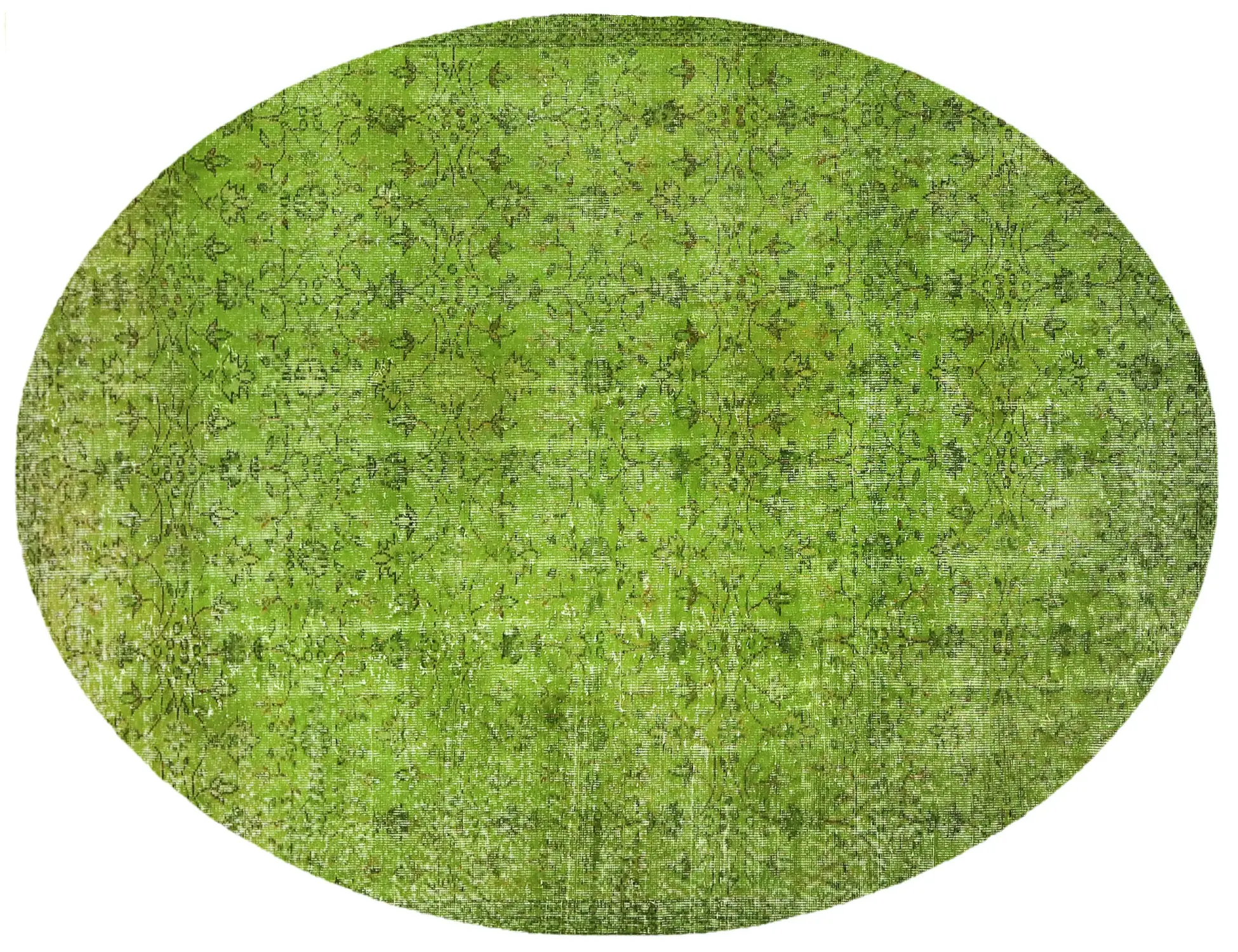 Grün Türkei Vintage Teppich 280 x 180 cm