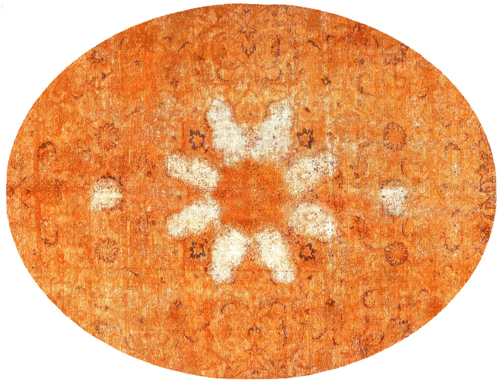 Oransje persia vintage teppe 290 x 207 cm - Unikt håndlaget teppe
