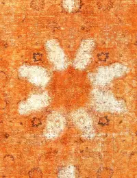 Oransje persia vintage teppe 290 x 207 cm - view 3