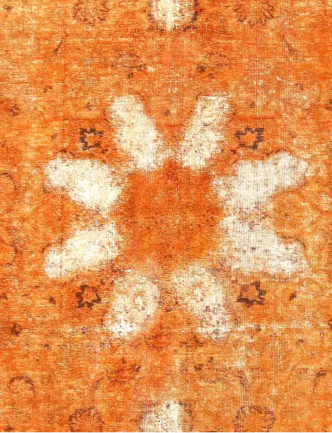 Orange Persan Tapis vintage 290 x 207 cm - view 3