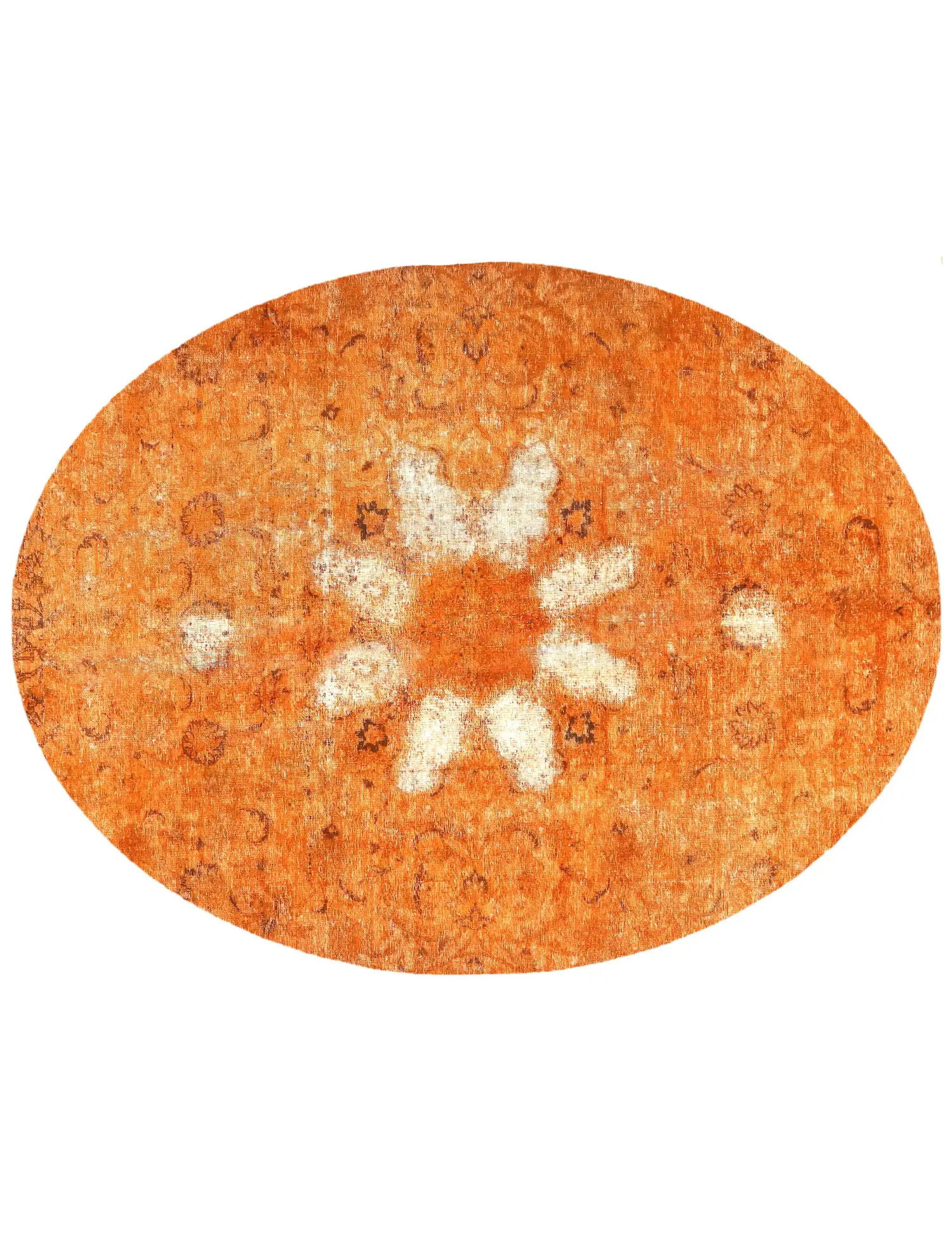 Oransje persia vintage teppe 290 x 207 cm - Unikt håndlaget teppe