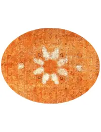 Oransje persia vintage teppe 290 x 207 cm - view 2