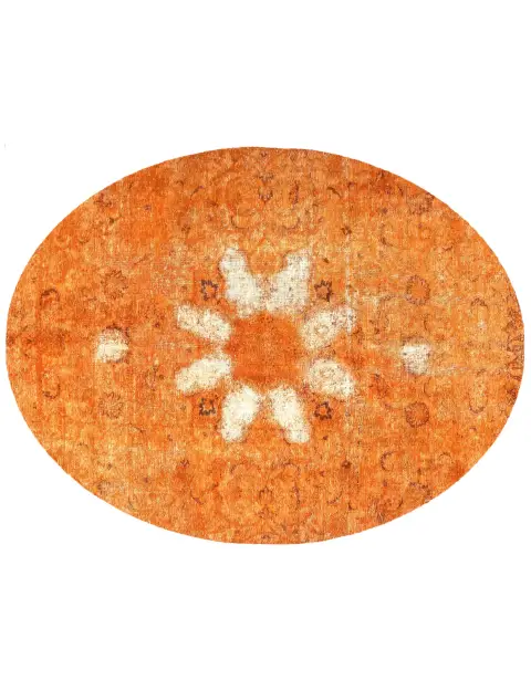 Orange Persan Tapis vintage 290 x 207 cm - view 2