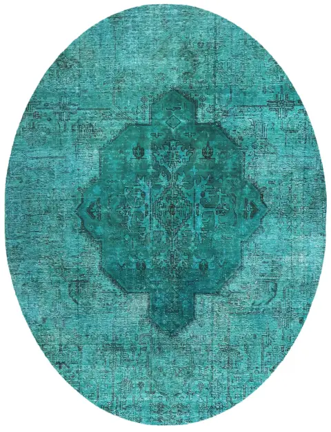 Turquesa Persia Alfombra persa vintage 250 x 184 cm