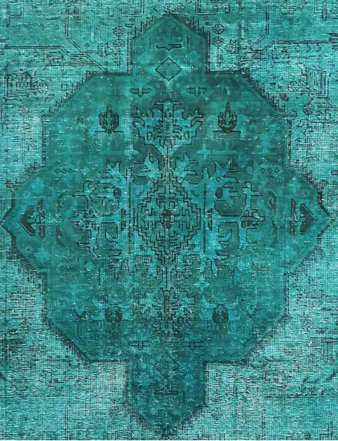 Turquesa Persia Alfombra persa vintage 250 x 184 cm - view 3