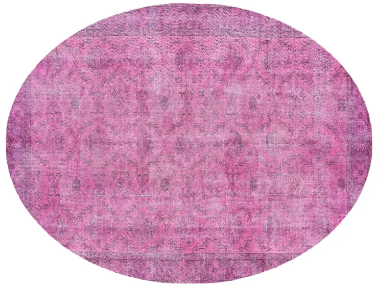 Rosa Türkei Vintage Teppich 285 x 167 cm
