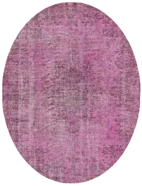 Rosa Türkei Vintage Teppich 255 x 162 cm