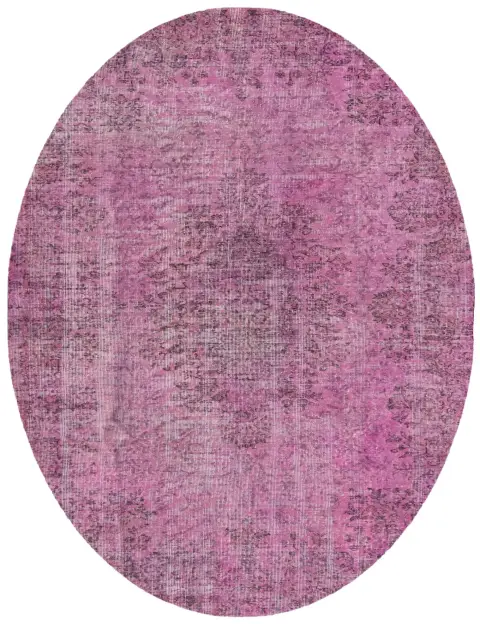 Rosa Türkei Vintage Teppich 255 x 162 cm