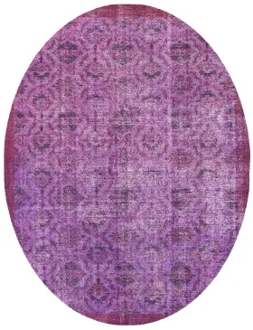 Lila Turkiet vintage matta 288 x 203 cm