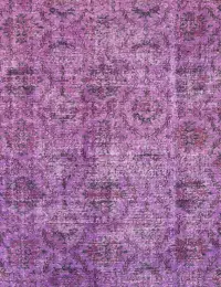 Lila Türkei Vintage Teppich 288 x 203 cm - view 3