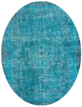 Türkis Türkei Vintage Teppich 291 x 168 cm