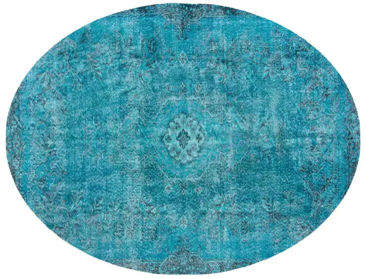 Türkis Türkei Vintage Teppich 291 x 168 cm