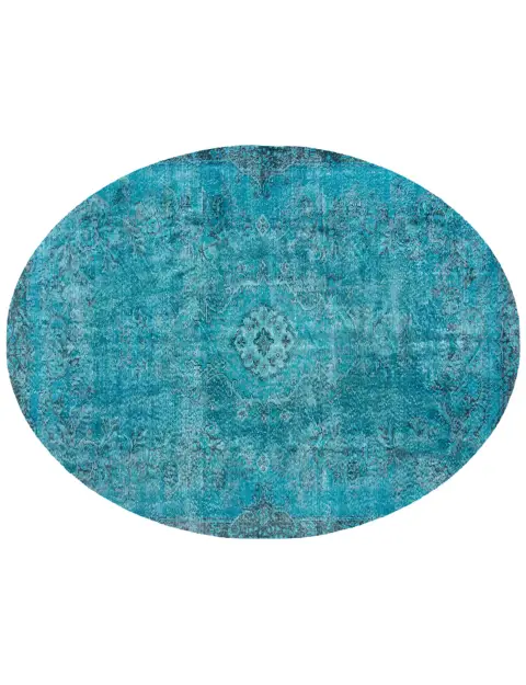 Turquesa Turquía Alfombra vintage 291 x 168 cm - view 1