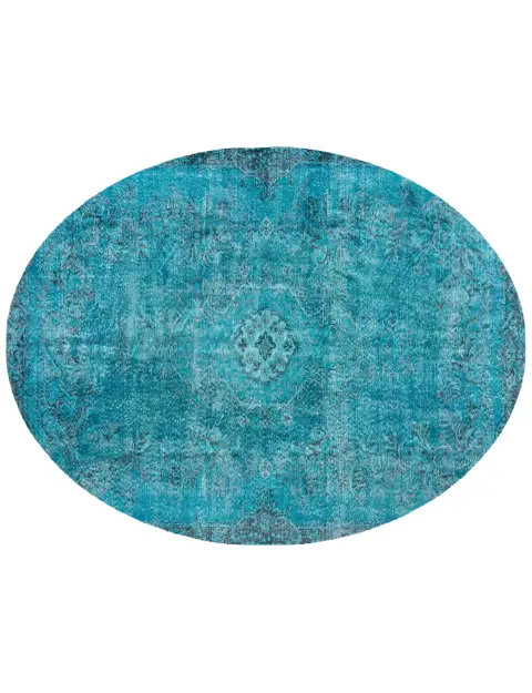Turquesa Turquía Alfombra vintage 291 x 168 cm - view 2