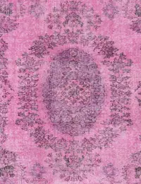 Rosa Türkei Vintage Teppich 277 x 163 cm - view 3