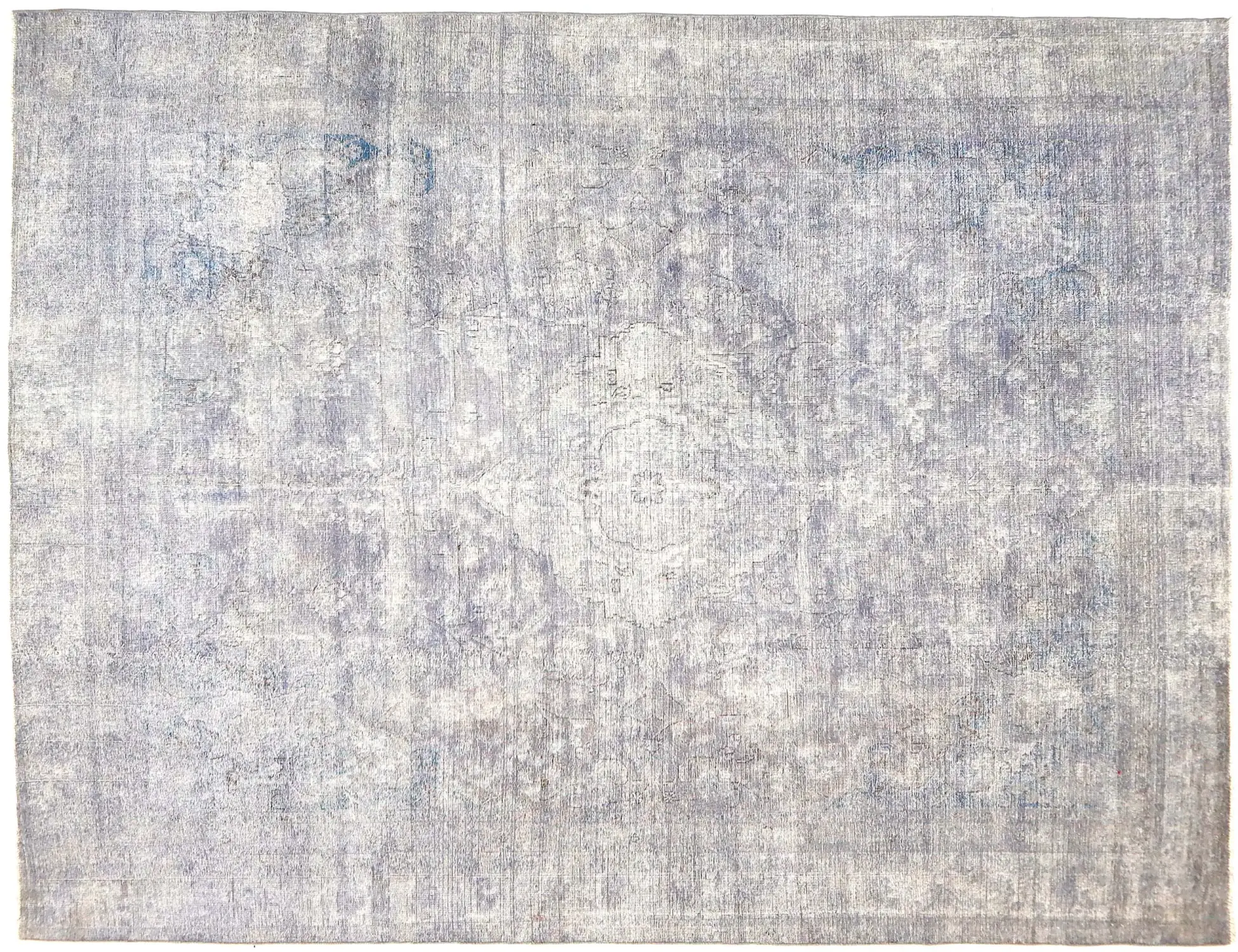 Grey Persia Persian Vintage Carpet 343 x 260 cm - Unique Handmade Carpet