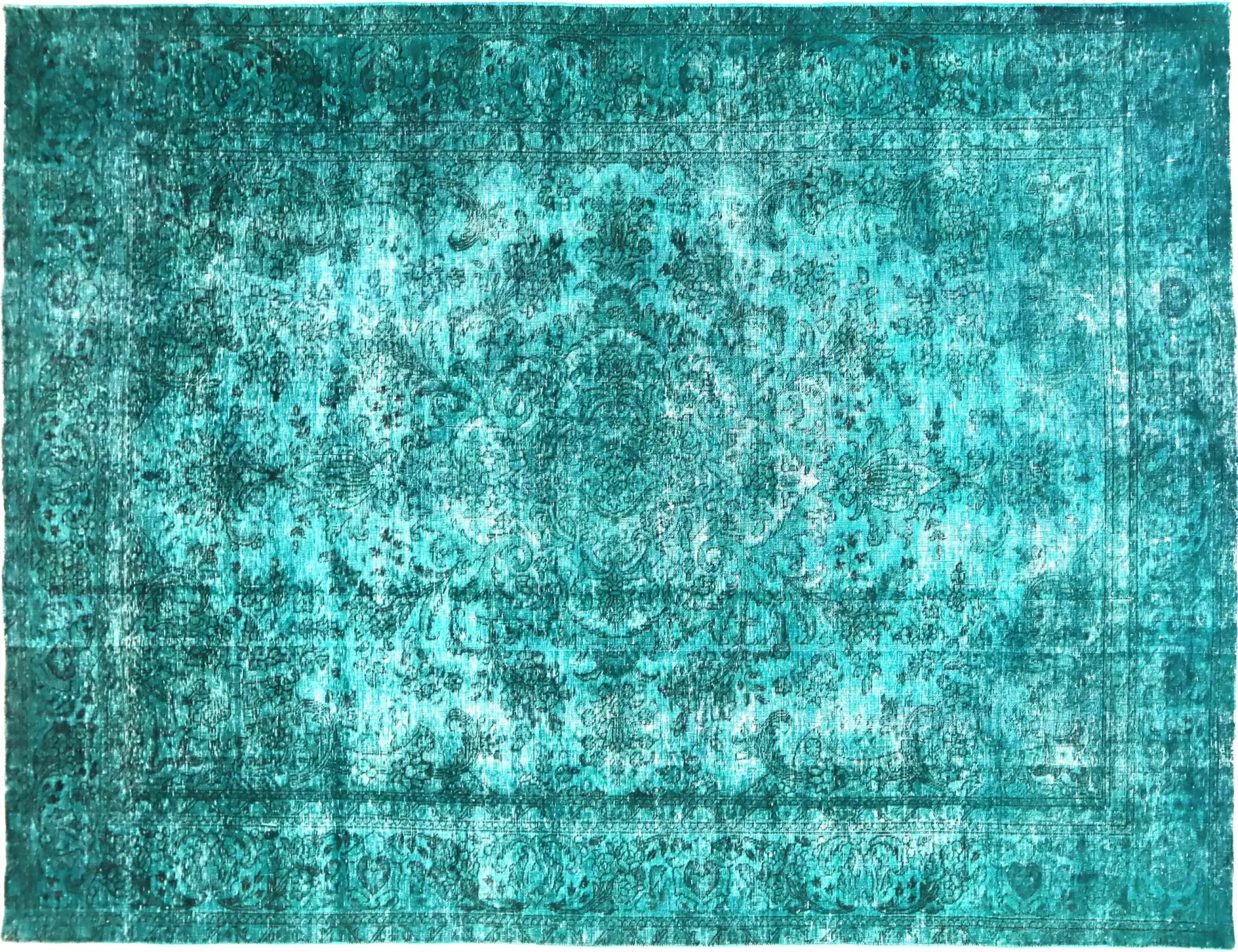 Turkos Persien Persisk vintage matta 320 x 215 cm