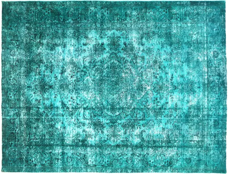 Turkos Persien Persisk vintage matta 320 x 215 cm