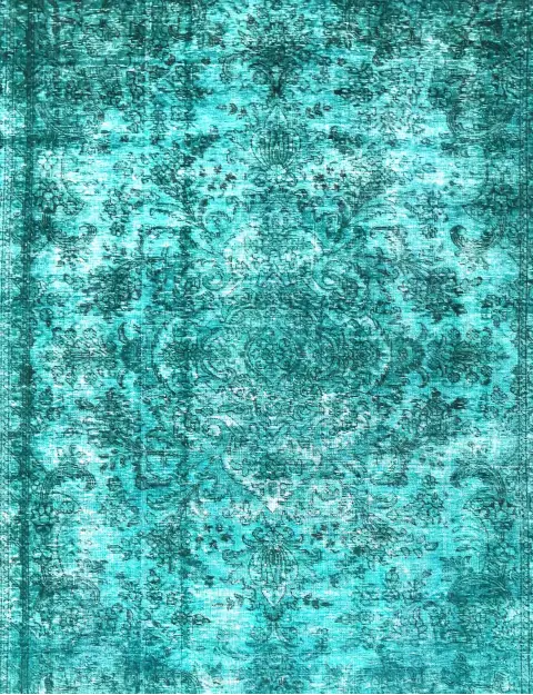 Turkos Persien Persisk vintage matta 320 x 215 cm - view 3