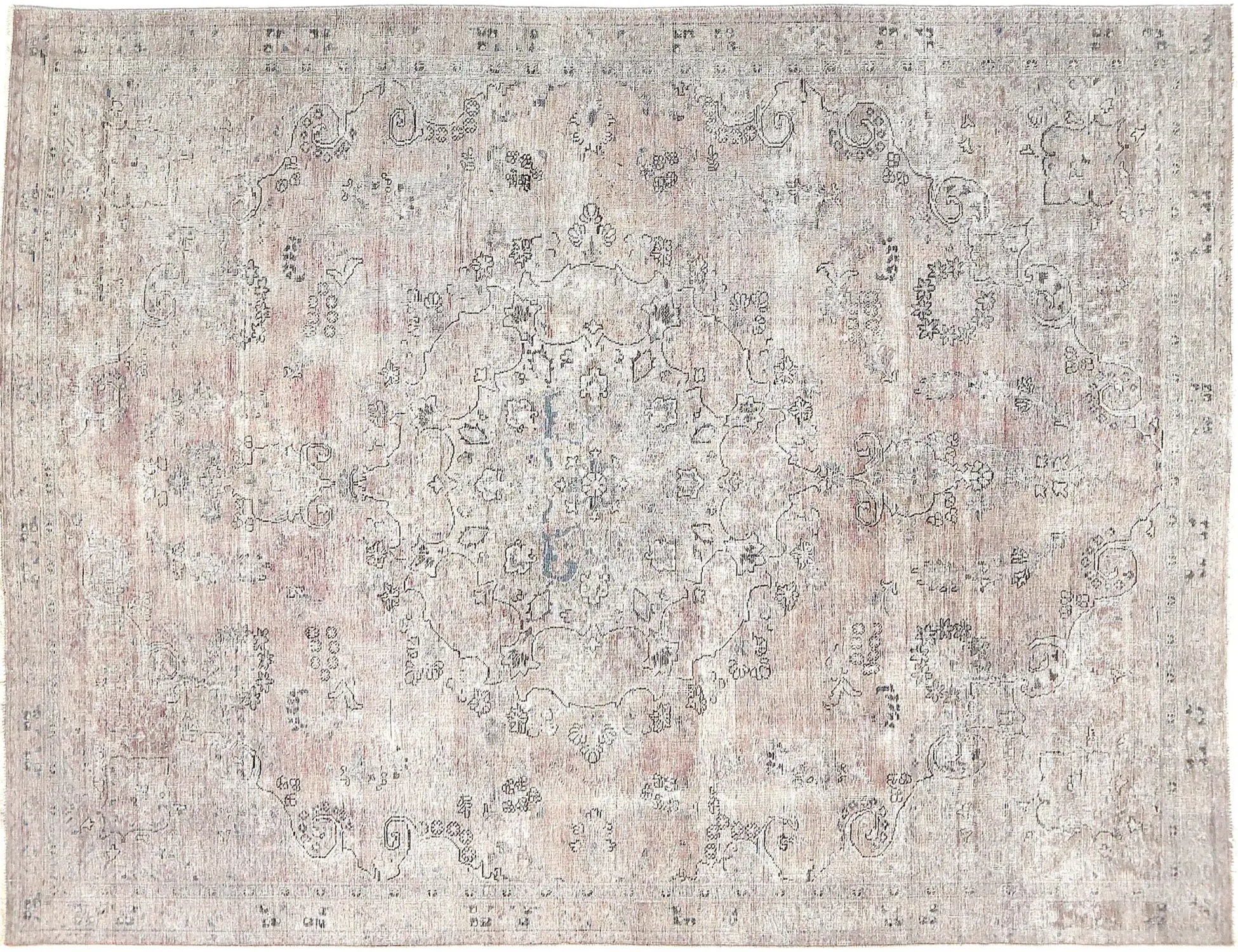 Beige persia Persisk vintage teppe 314 x 212 cm