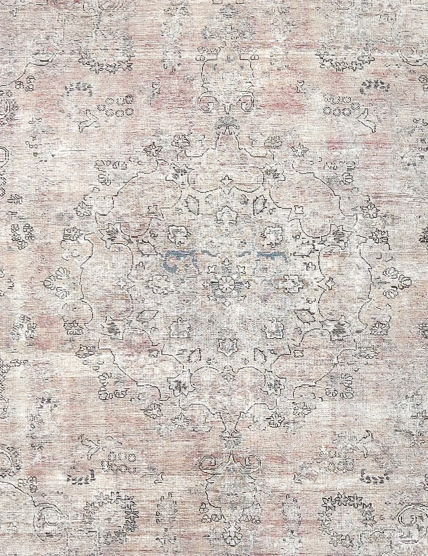 Beige persia Persisk vintage teppe 314 x 212 cm - Unikt håndlaget teppe